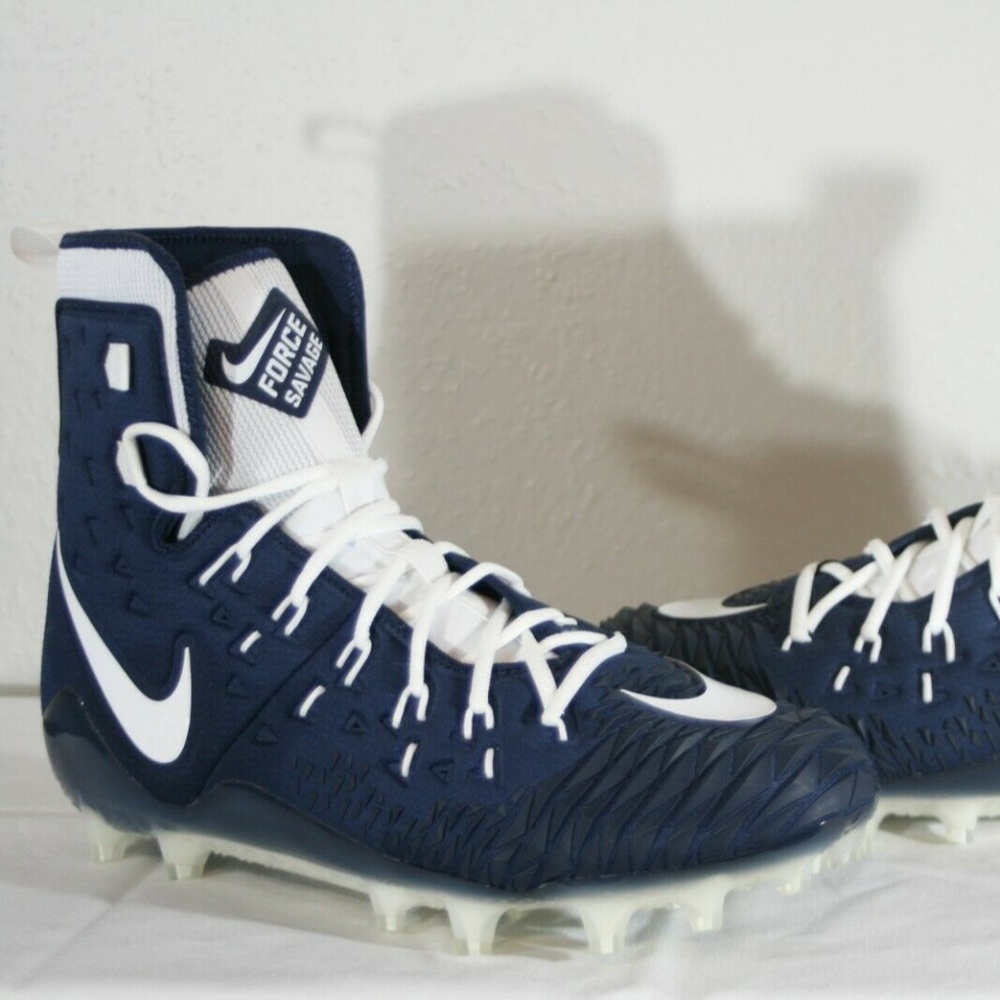 NIKE FORCE SAVAGE ELITE TD 18 MEN NAVY WH CLEATS
